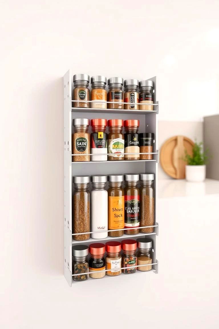 Compact Spice Rack - 24 Spice Rack Ideas