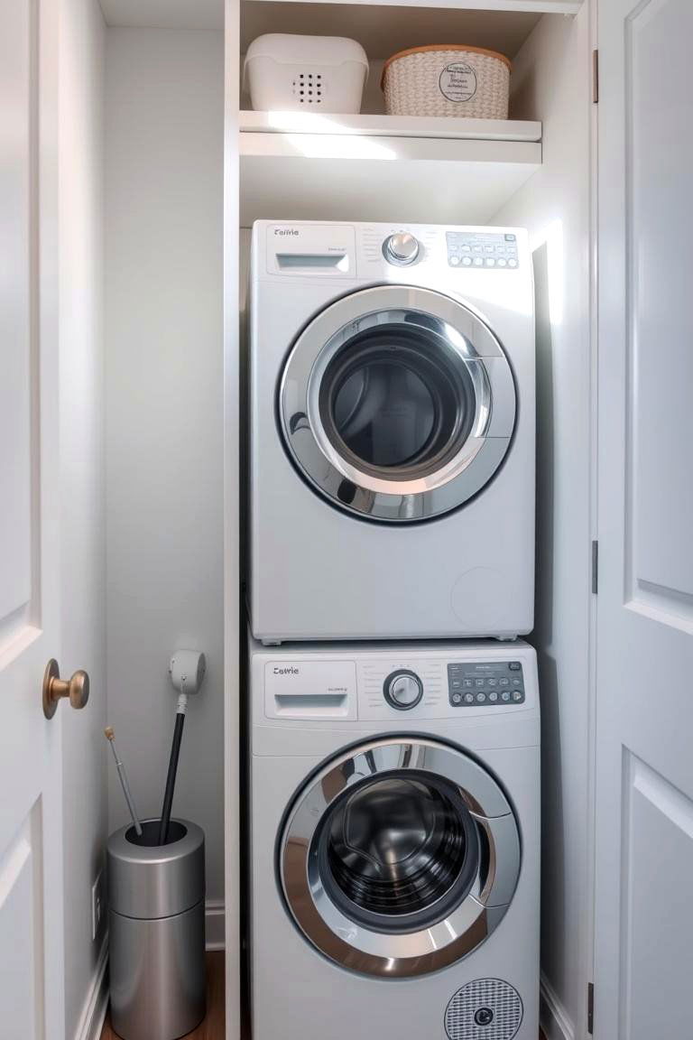 Compact Stackable Washer Dryer Combo - 24 Stackable Laundry Room Ideas