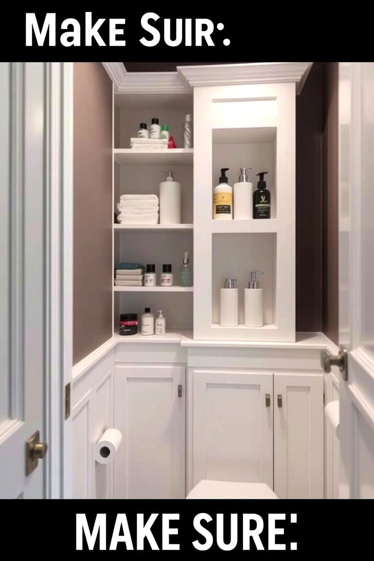 Compact Storage Solutions - 24 Modern Bathroom Ideas