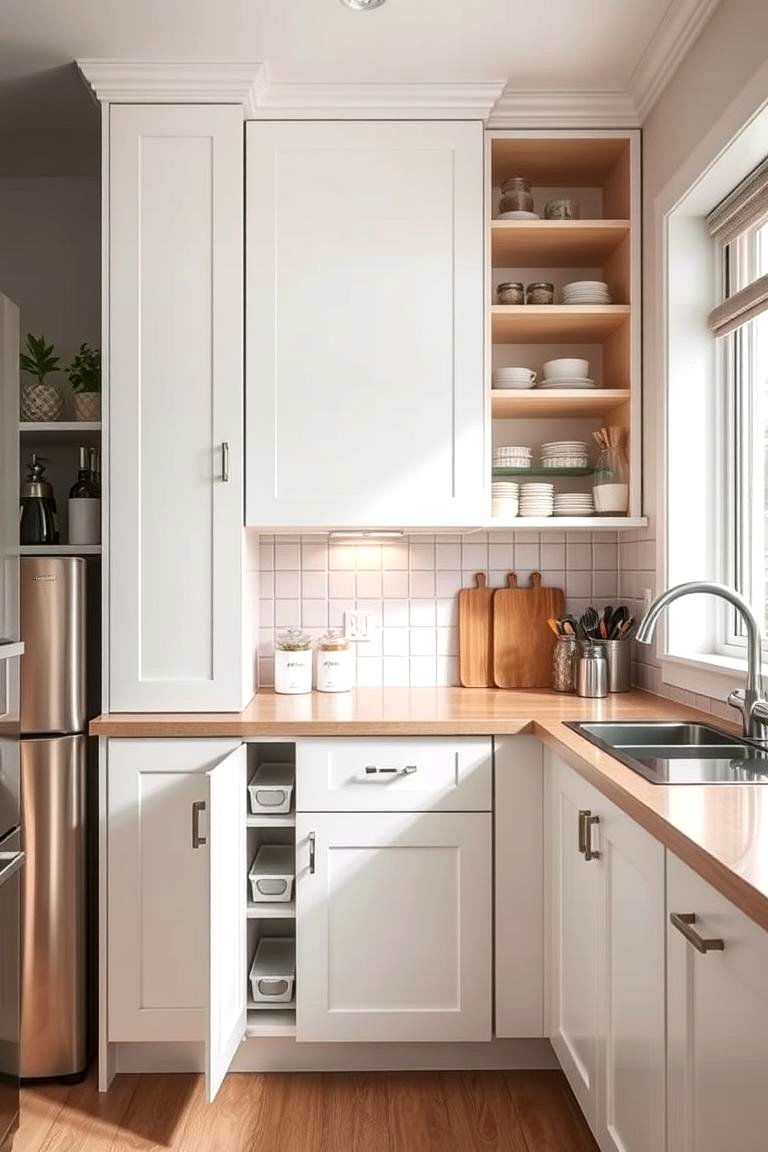 Compact Storage Solutions - 24 Townhouse Kitchen Ideas
