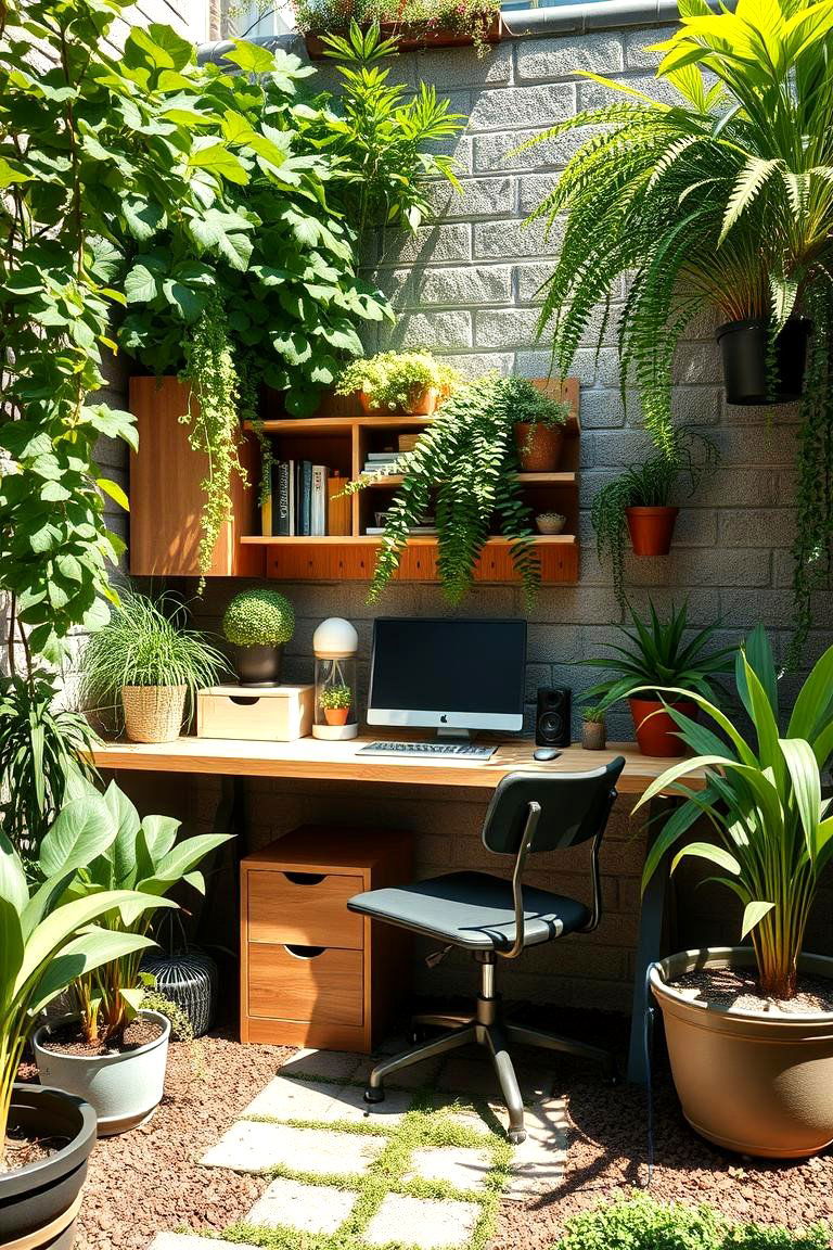 Compact Urban Garden Office - 24 Garden Office Ideas