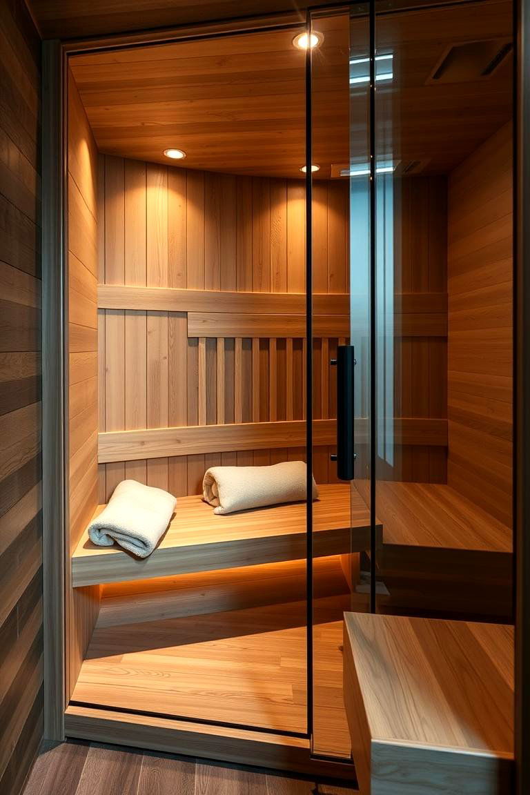 Compact Urban Sauna Design - 24 Sauna Room Design Ideas