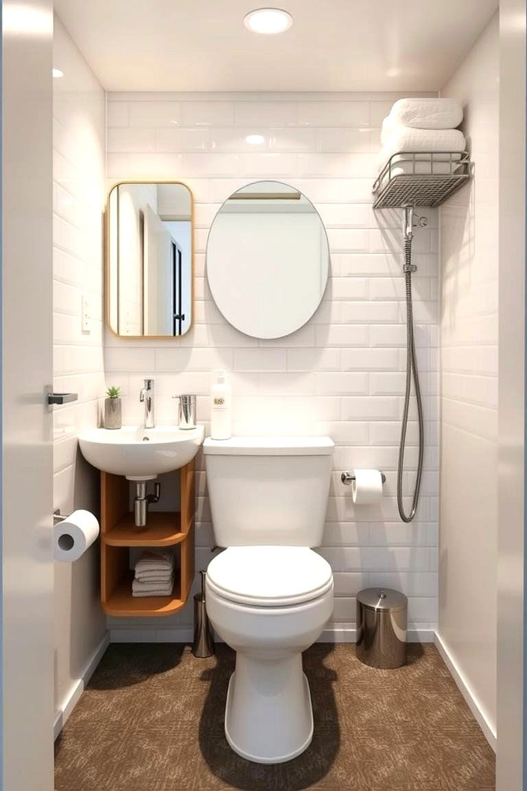 Compact and Efficient Layouts - 24 Restaurant Bathroom Ideas