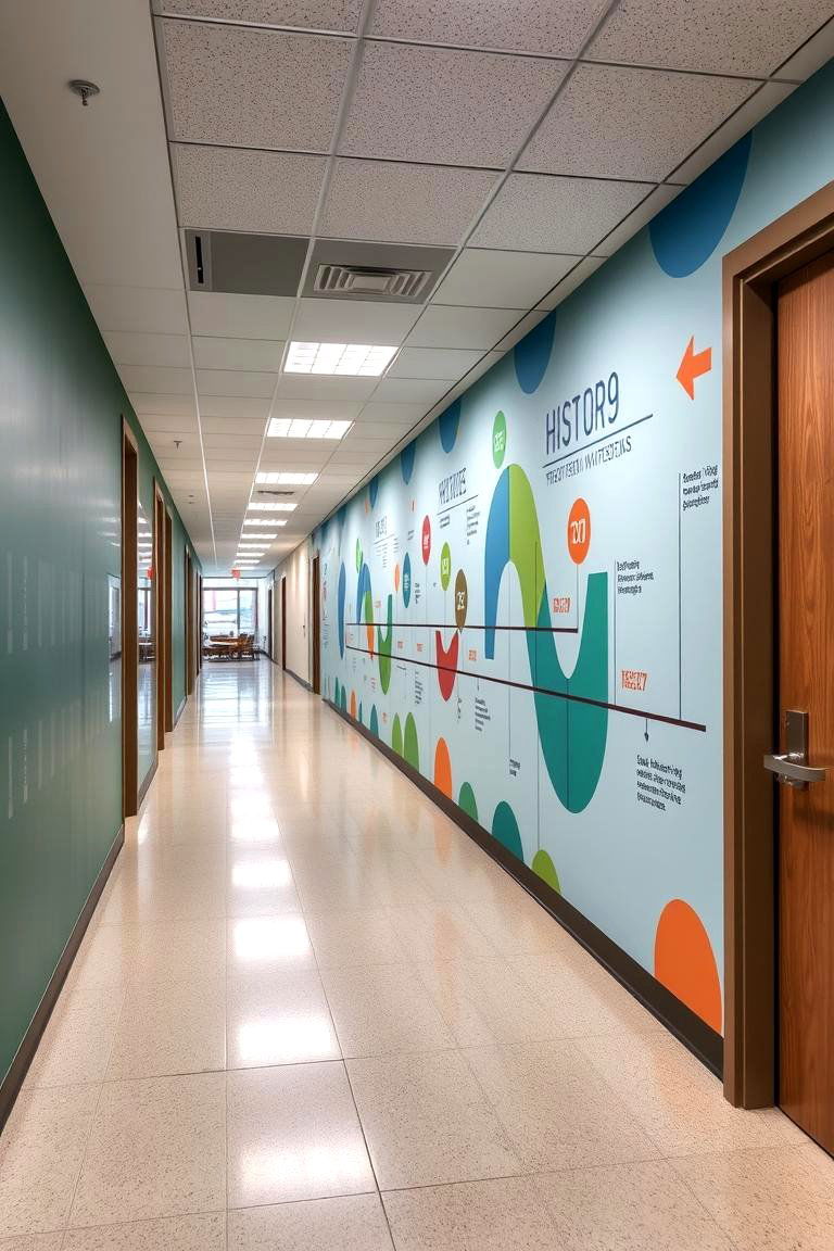 Company Timeline or History - 24 Office Wall Murals