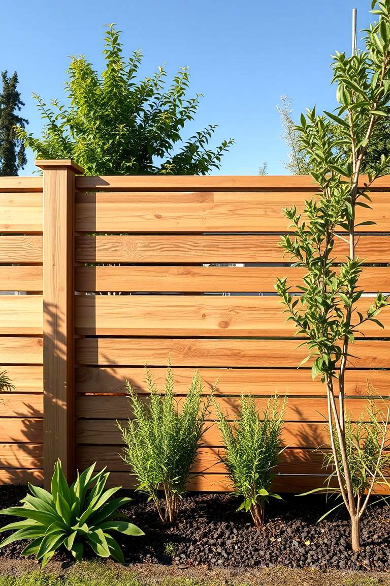 Composite Horizontal Fence - 24 Horizontal Fence Ideas