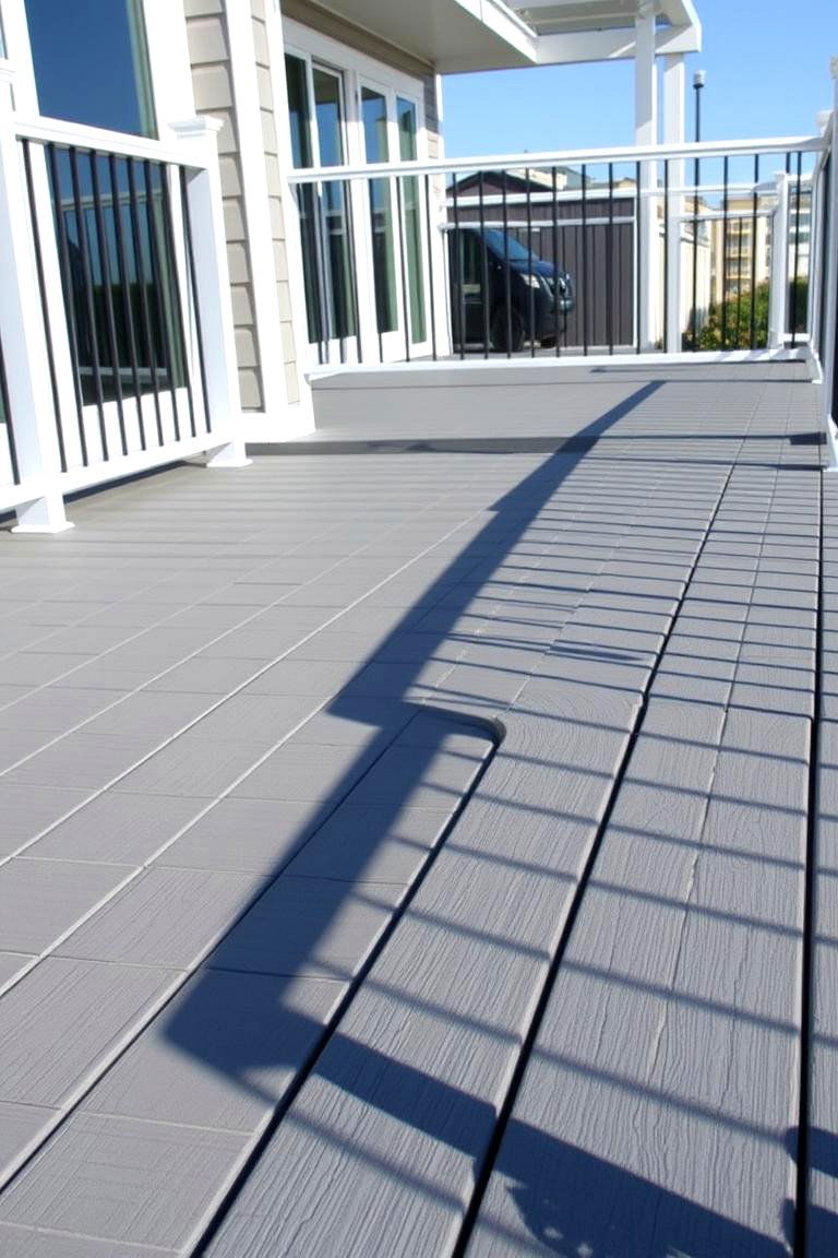 Composite Material Modernity - 24 Deck Skirting Ideas