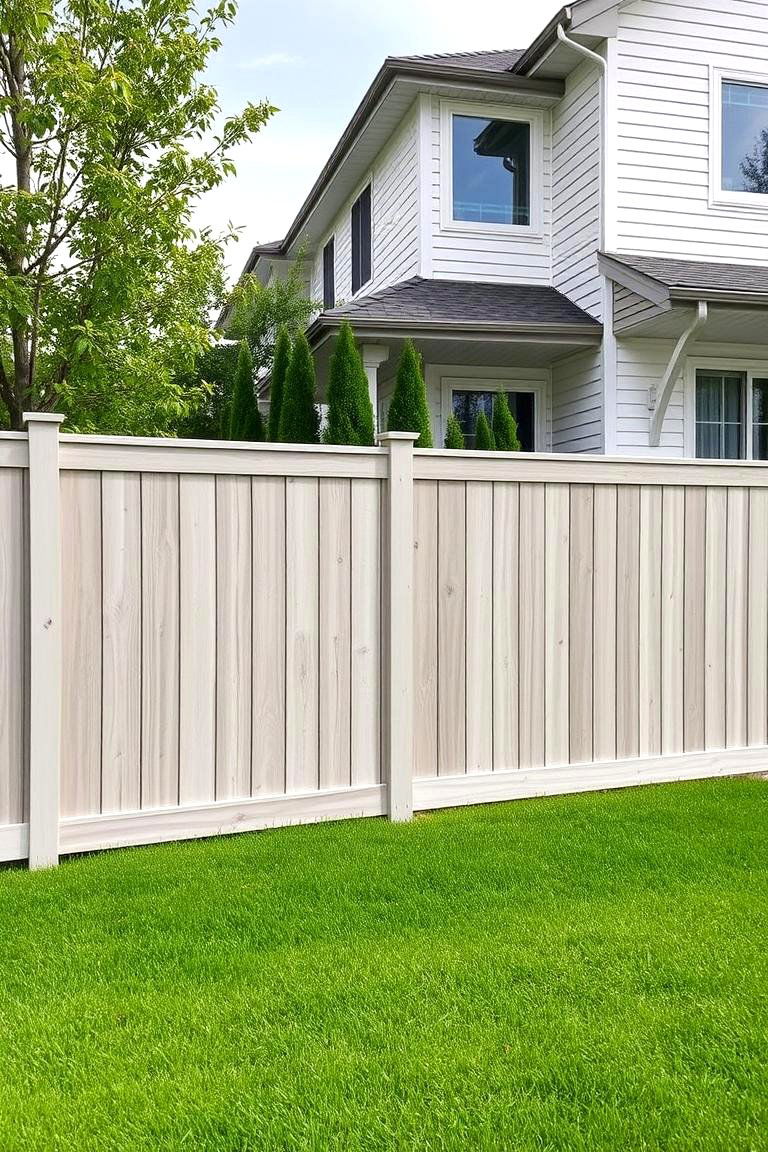 Composite Privacy Fence - 24 Privacy Fence Ideas