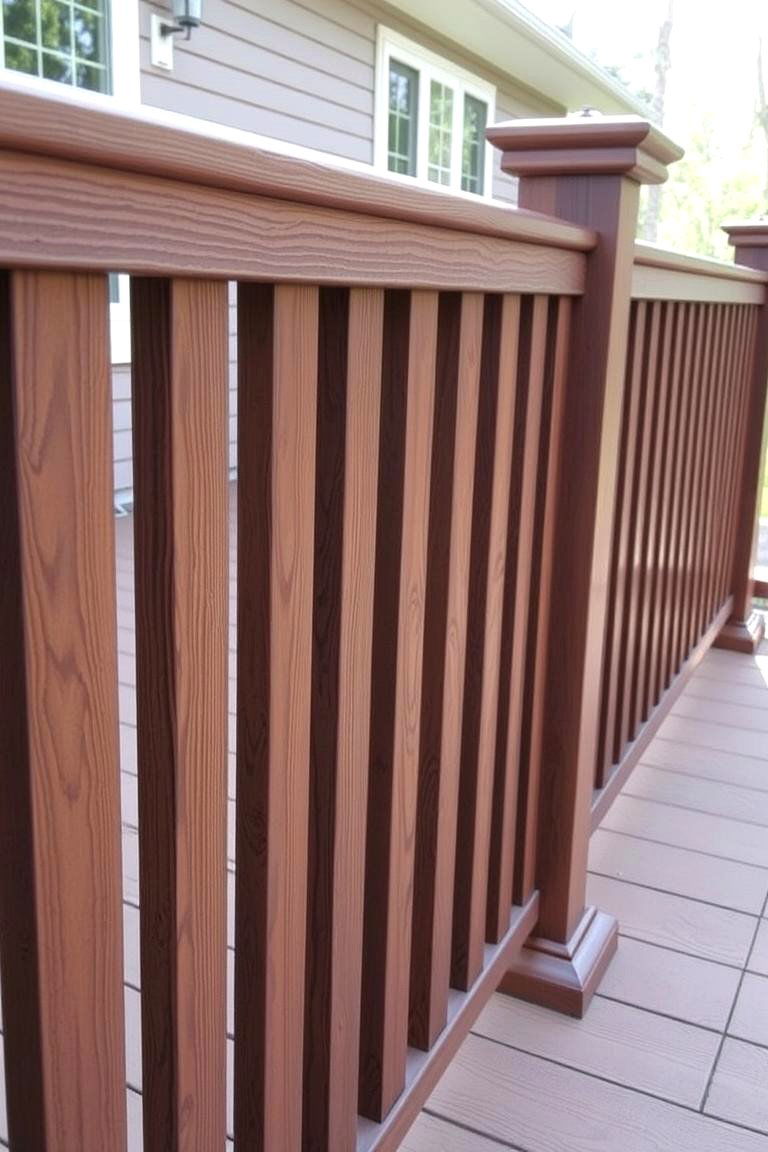 Composite Railing for Low Maintenance - 24 Deck Railing Ideas