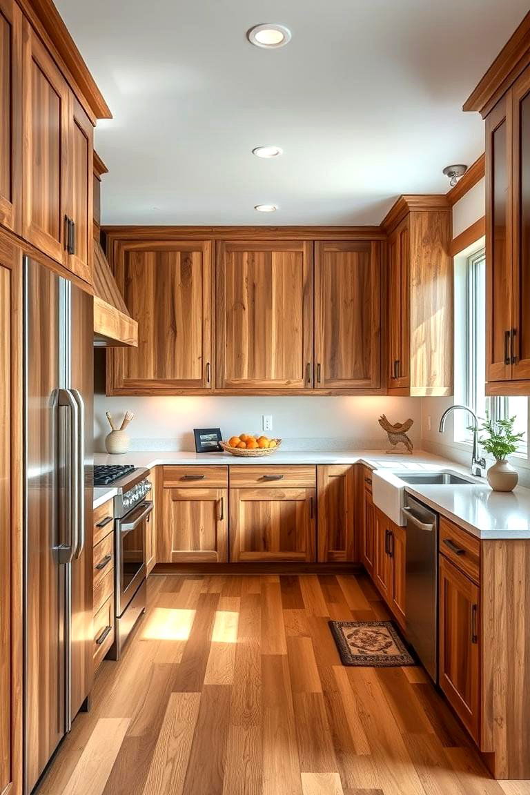 Conceal Unattractive Appliances - 24 Floor to Ceiling Kitchen Cabinets