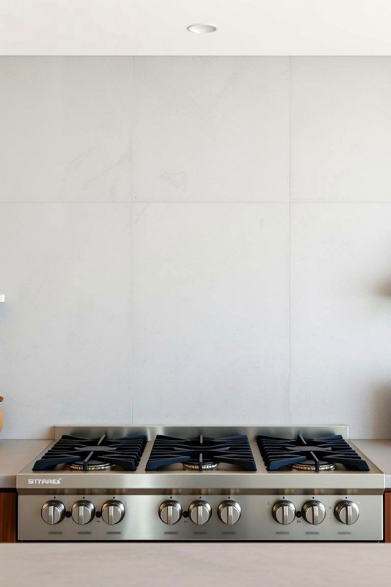 Concrete Backsplash - 24 Industrial Kitchen Ideas