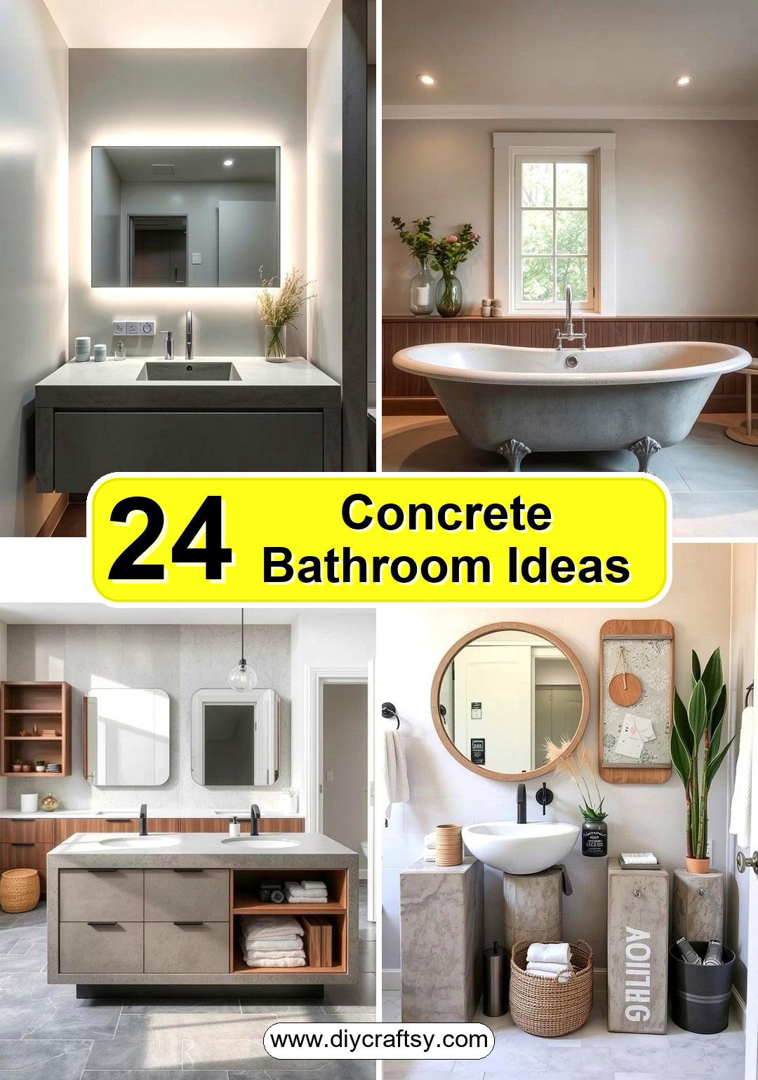 Concrete Bathroom Ideas