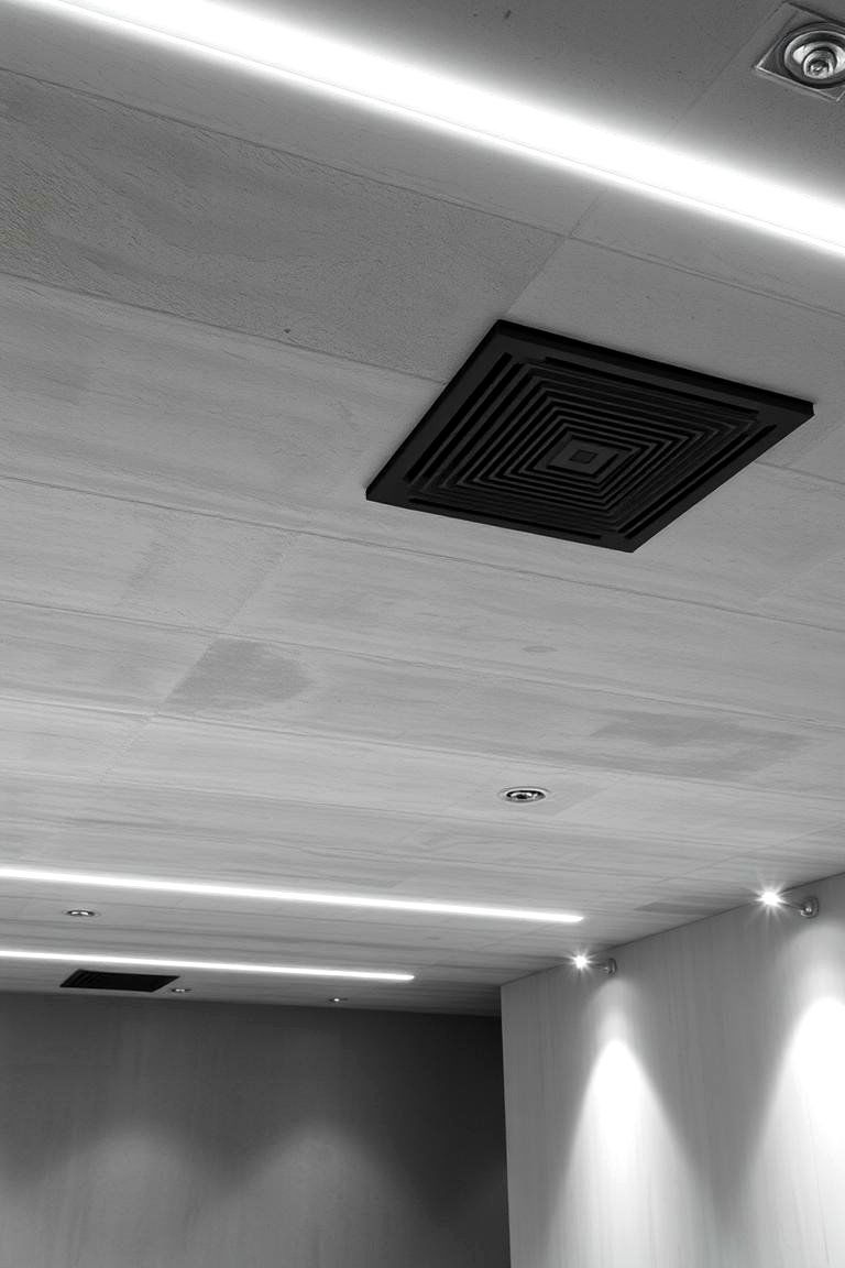 Concrete Ceiling Finish - 24 Exposed Basement Ceiling Ideas