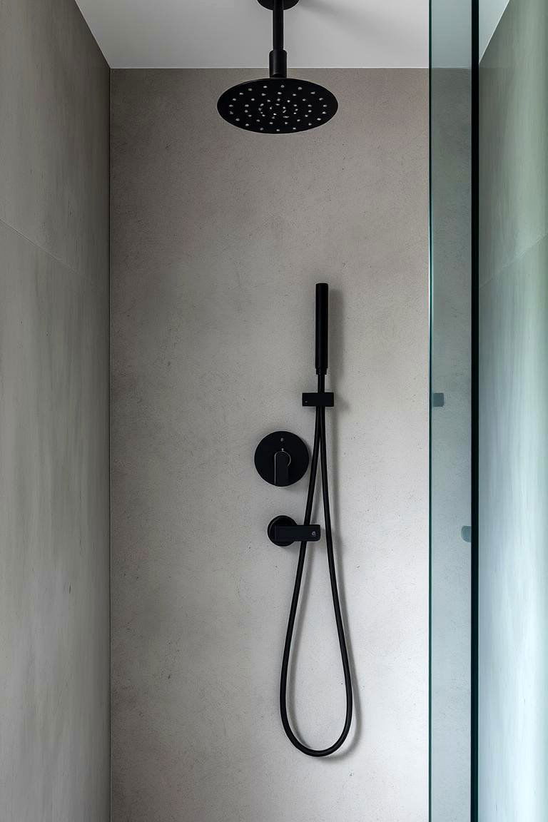 Concrete Finish - 24 Shower Surround Ideas