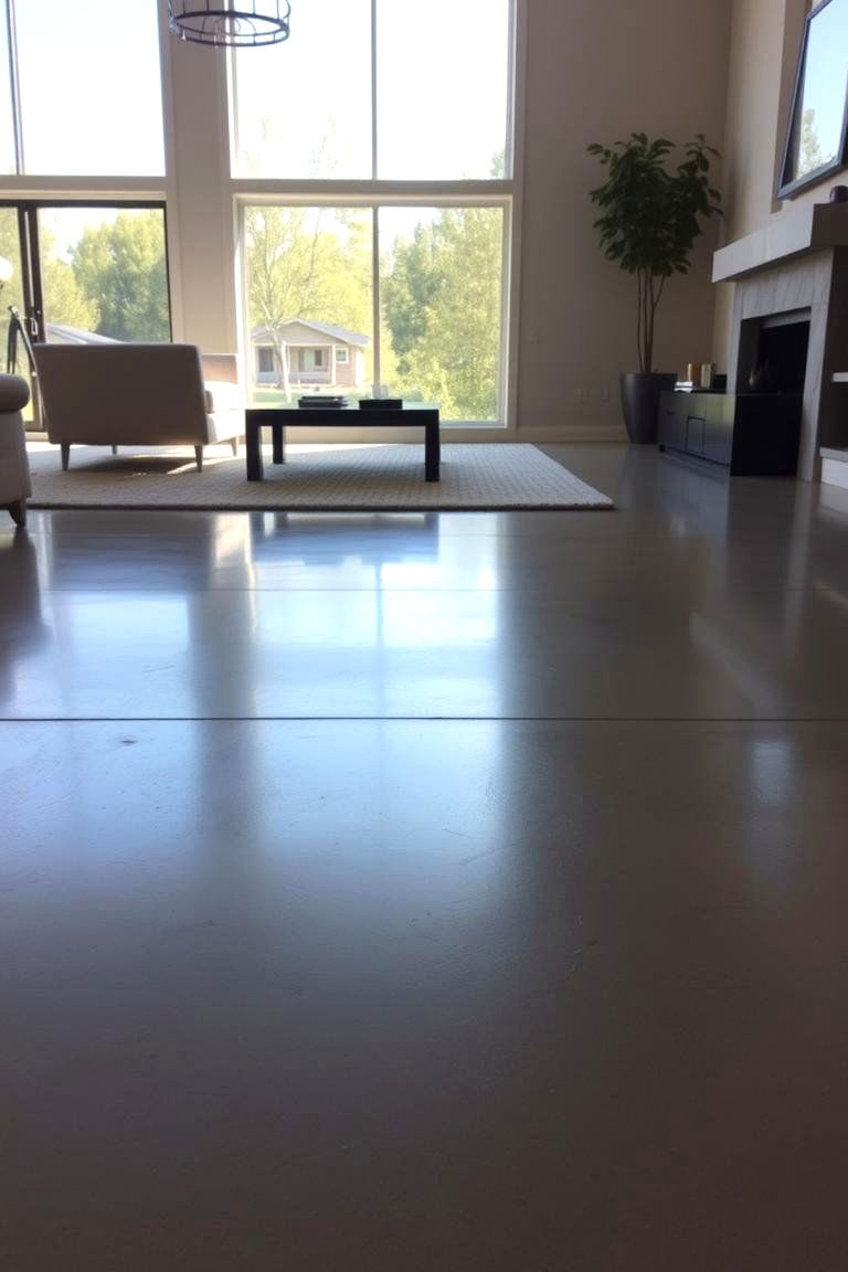 Concrete Flooring - 24 Industrial Decor Ideas