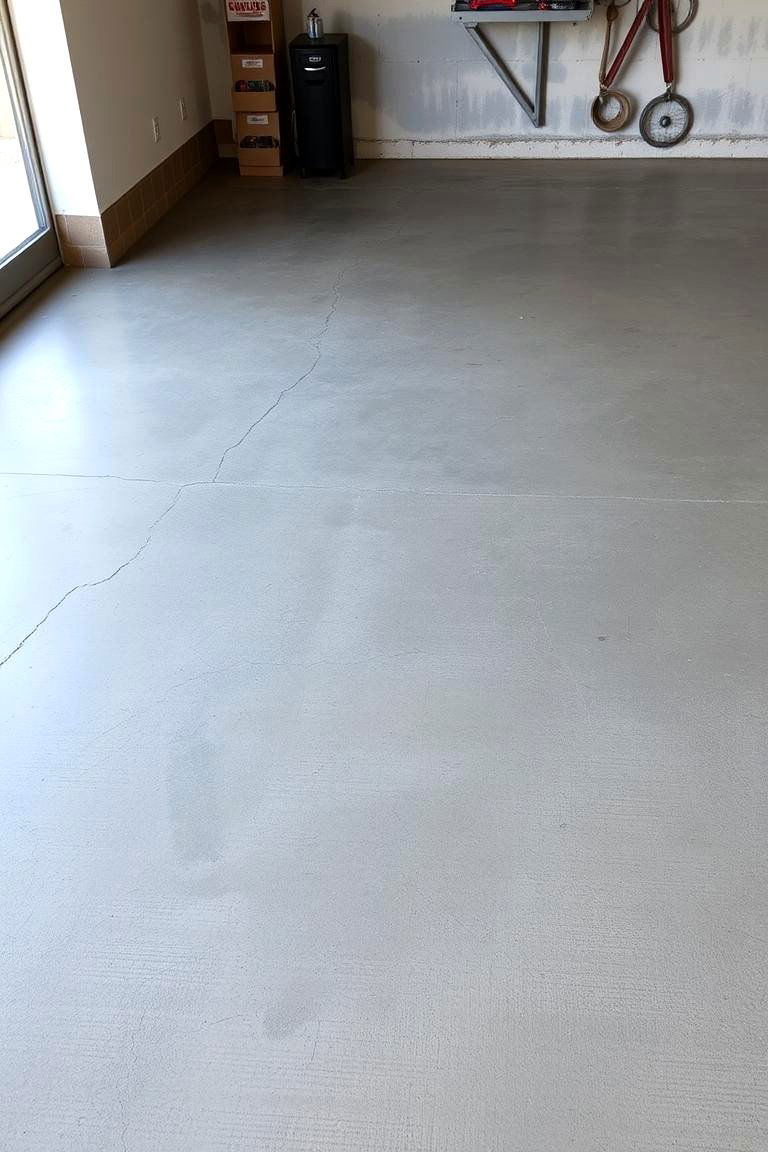 Concrete Floors with a Sealant - 24 Rustic Garage Ideas