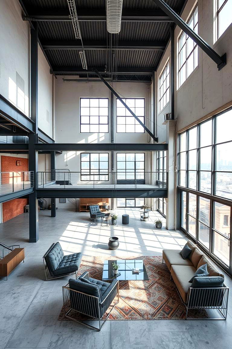Concrete Floors - 24 Industrial Interior Design Style Ideas