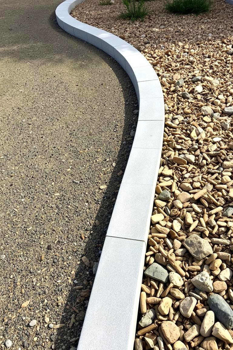 Concrete Garden Edging for Defined Spaces - 24 Concrete Garden Ideas