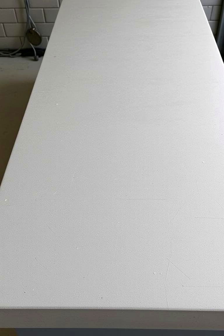Concrete Industrial Edge - 24 Kitchen Countertop Ideas