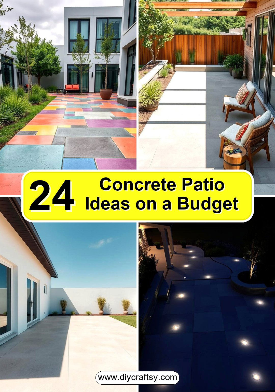 Concrete Patio Ideas on a Budget