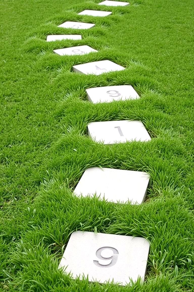 Concrete Stepping Stones - 24 Garden Path Ideas