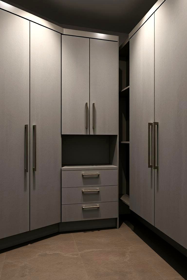 Concrete Storage Cabinets - 24 Concrete Bathroom Ideas