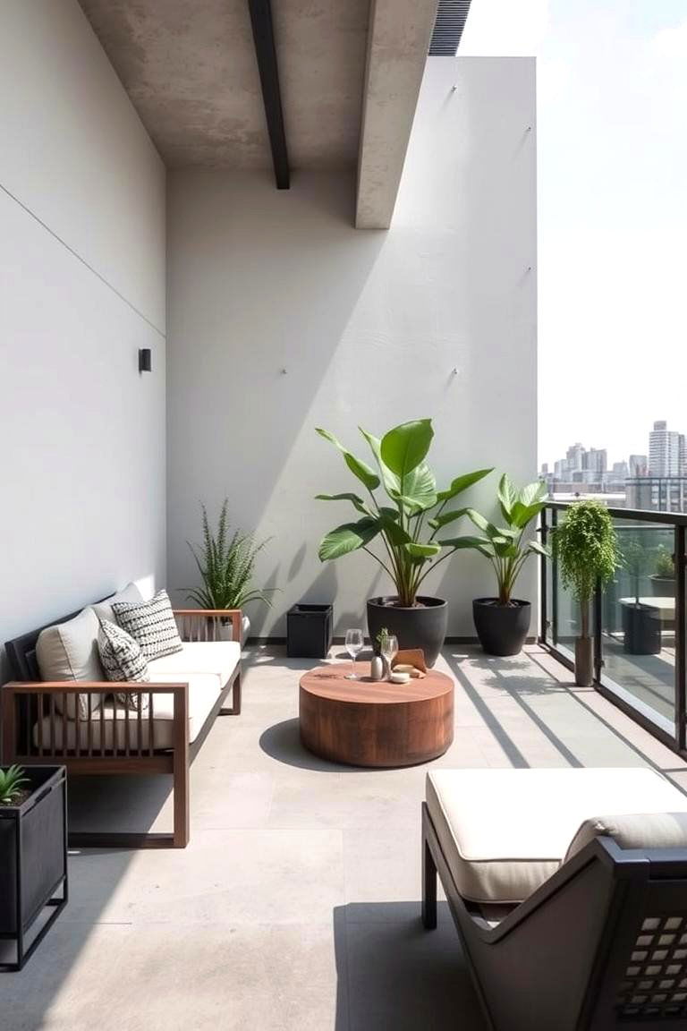 Concrete Tiles - 24 Balcony Tiles Ideas