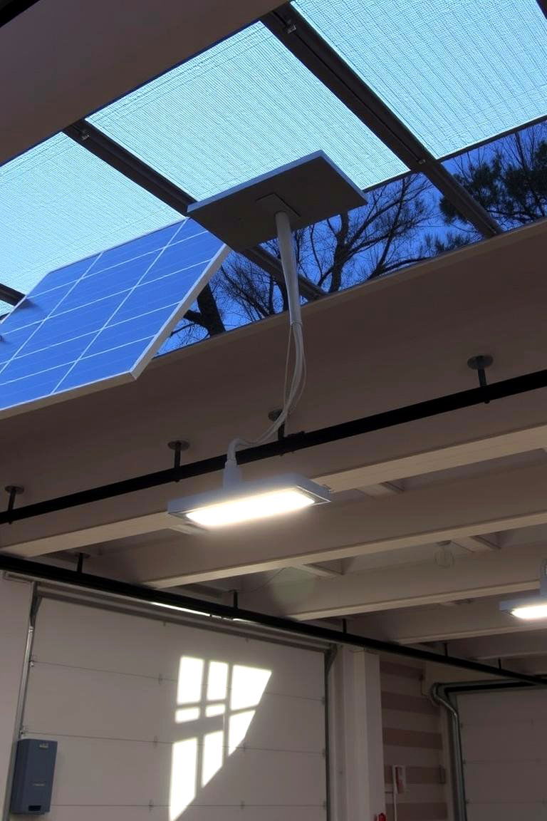 Consider Solar Powered Illuminations - 24 Garage Lighting Ideas