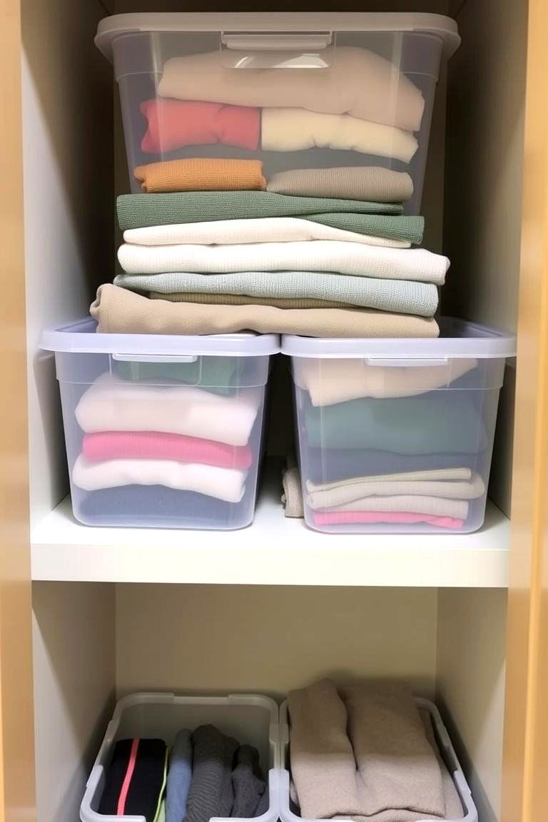 Consider Storing Off Season Items Elsewhere - 24 Small Closet Storage Ideas