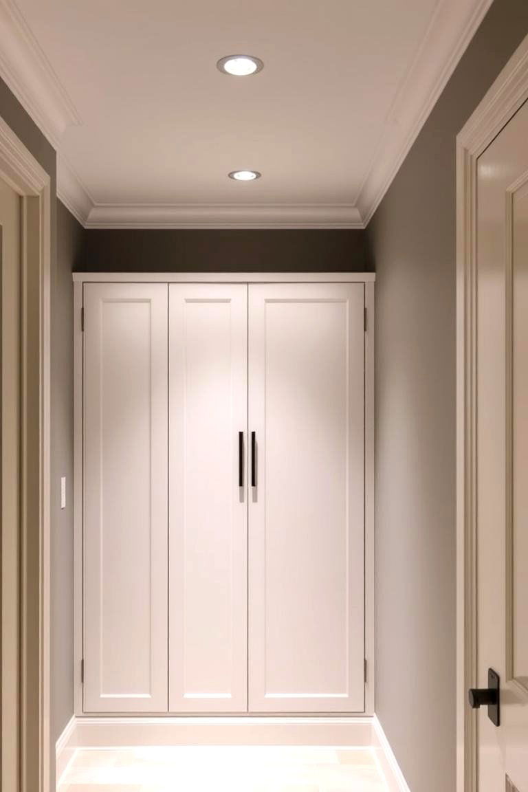 Consider Under Cabinet Lighting - 24 Narrow Hallway Lighting Ideas
