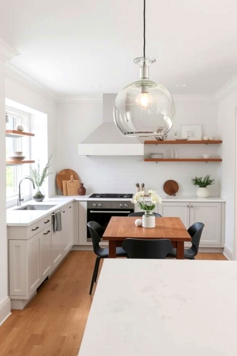 Consider a Butcher Block Countertop - 24 Scandinavian Kitchen Ideas
