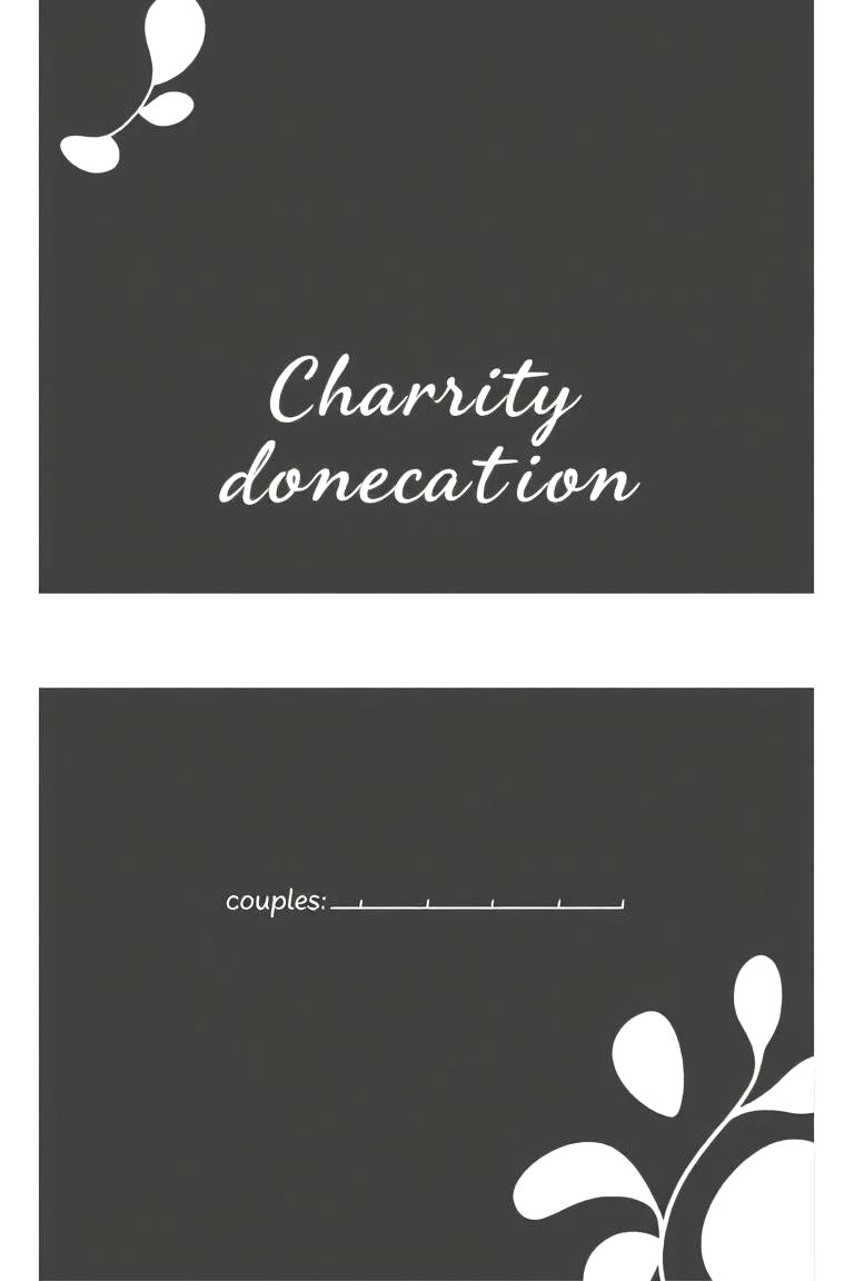 Consider a Donation to Their Favorite Charity - 24 Last Minute Wedding Gift Ideas