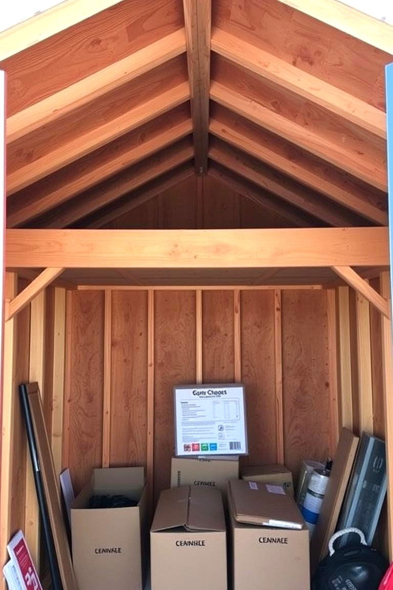 Consider a Loft Area for Extra Storage - 24 Shed Organization Ideas