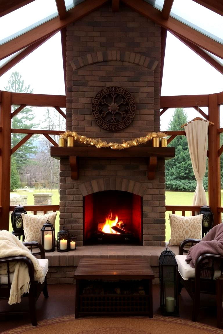Considering Privacy and Creating a Secluded Retreat - 24 Gazebo With Fireplace