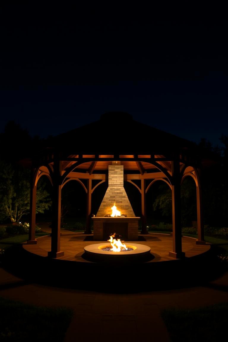 Considering Various Gazebo Design Aesthetics - 24 Gazebo With Fireplace