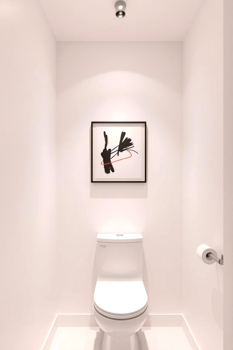 Consistent Hardware Finishes - 24 Minimalist Bathroom Ideas