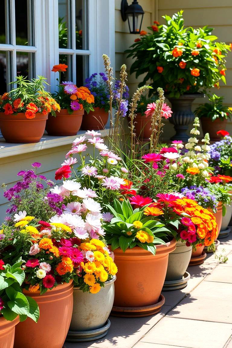 Container Garden Charm - 24 Fall Garden Ideas