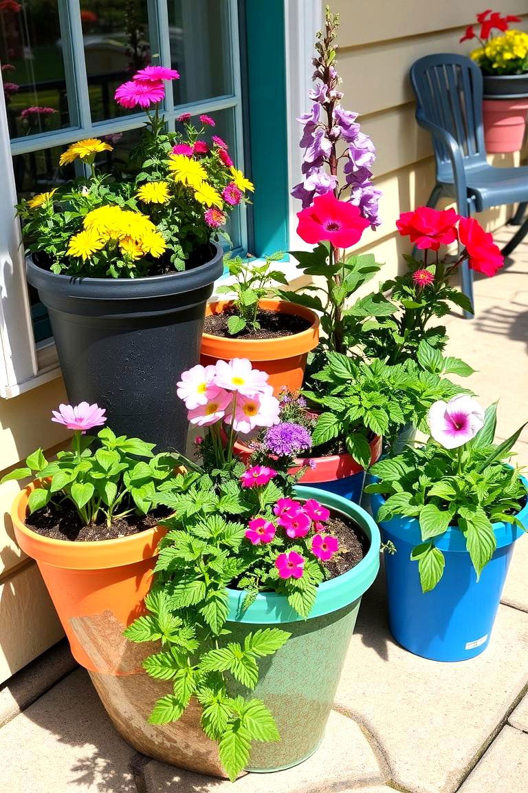 Container Garden Creations - 24 Small Garden Ideas