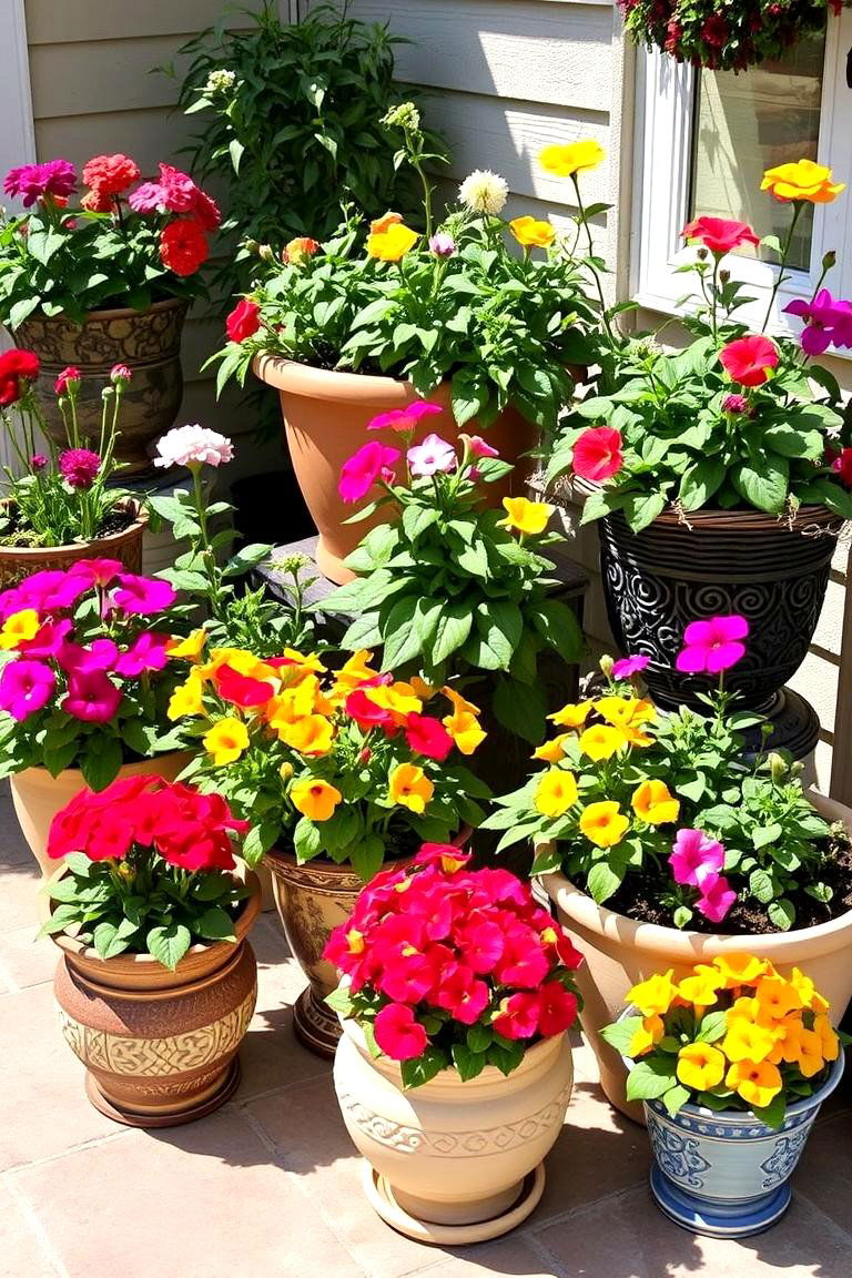 Container Garden - 24 Flower Bed Ideas