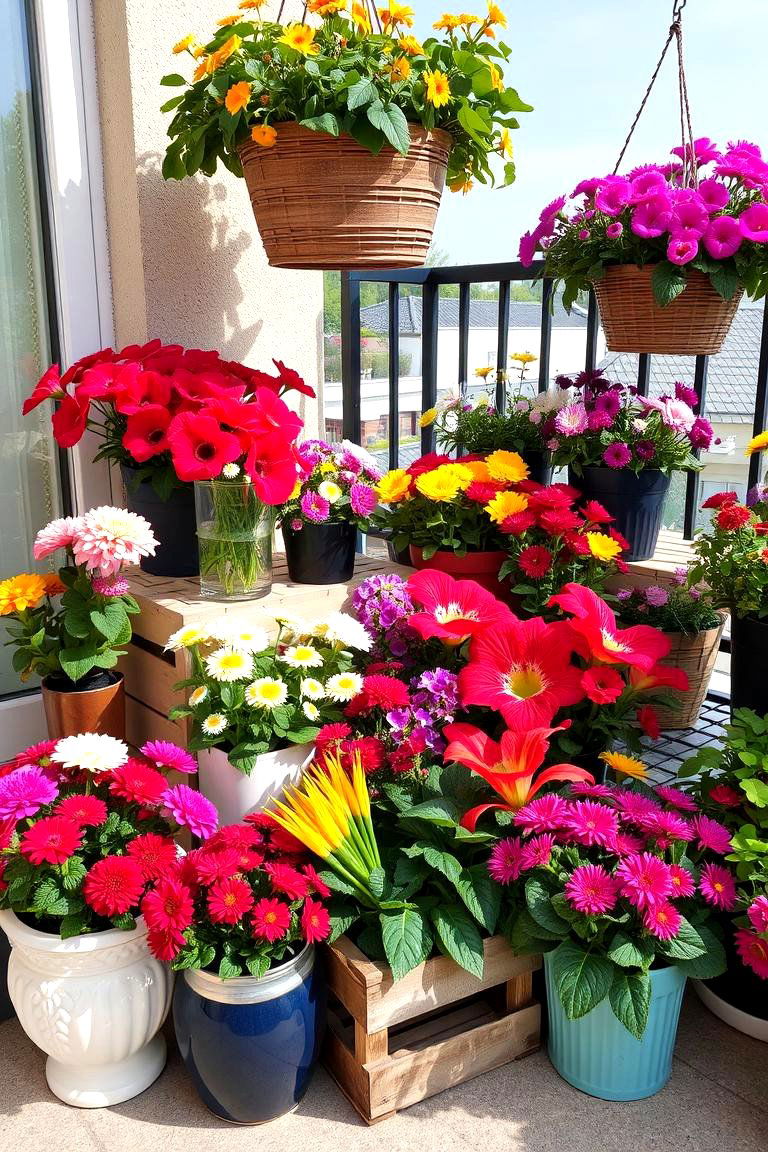 Container Gardening with Florals - 24 Floral Nursery Ideas