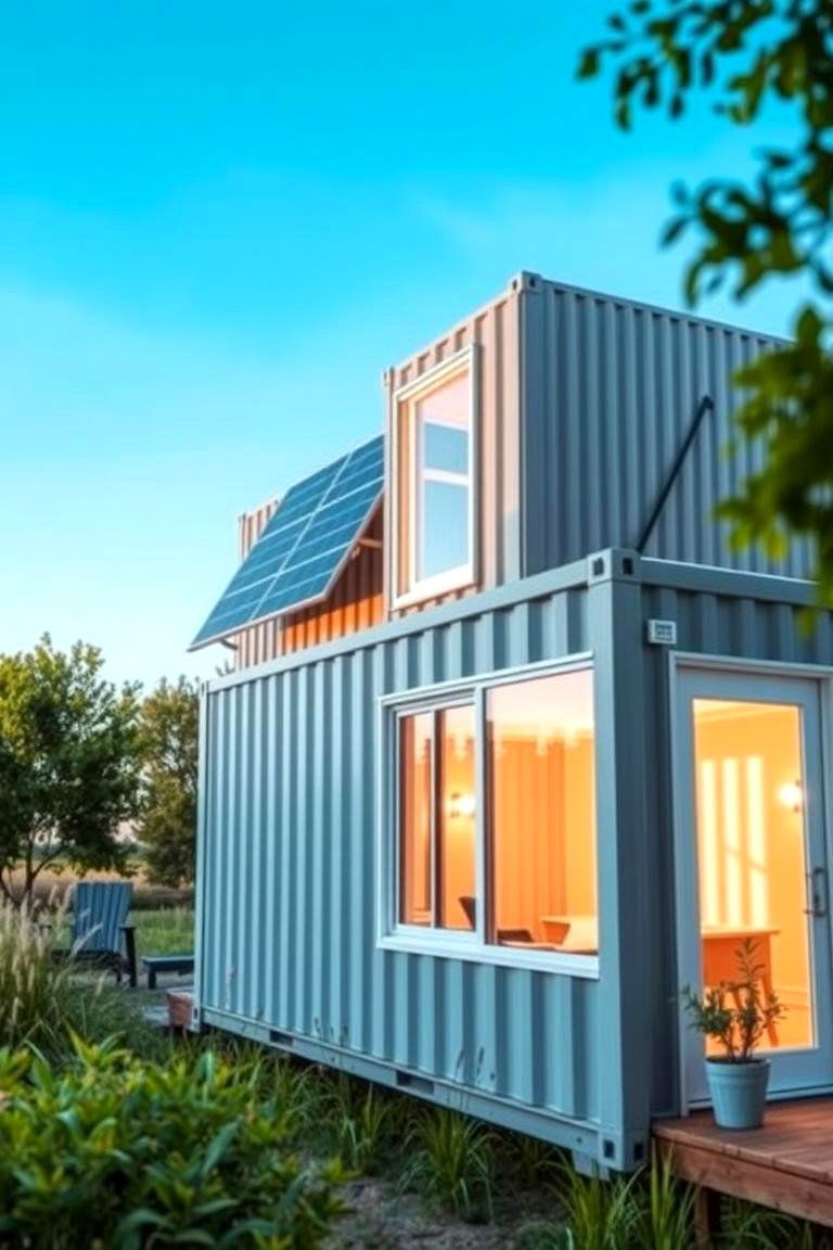 Container Home with Energy Efficiency - 24 Container Home Ideas