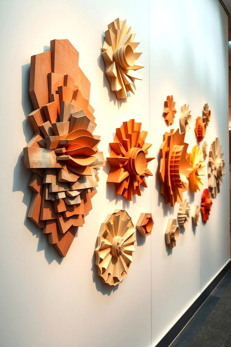 Contemporary 3D Wall Sculptures - 24 Wall Decor Ideas