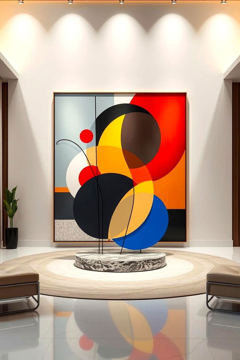 Contemporary Abstract Art Centerpiece - 24 Centerpiece Ideas