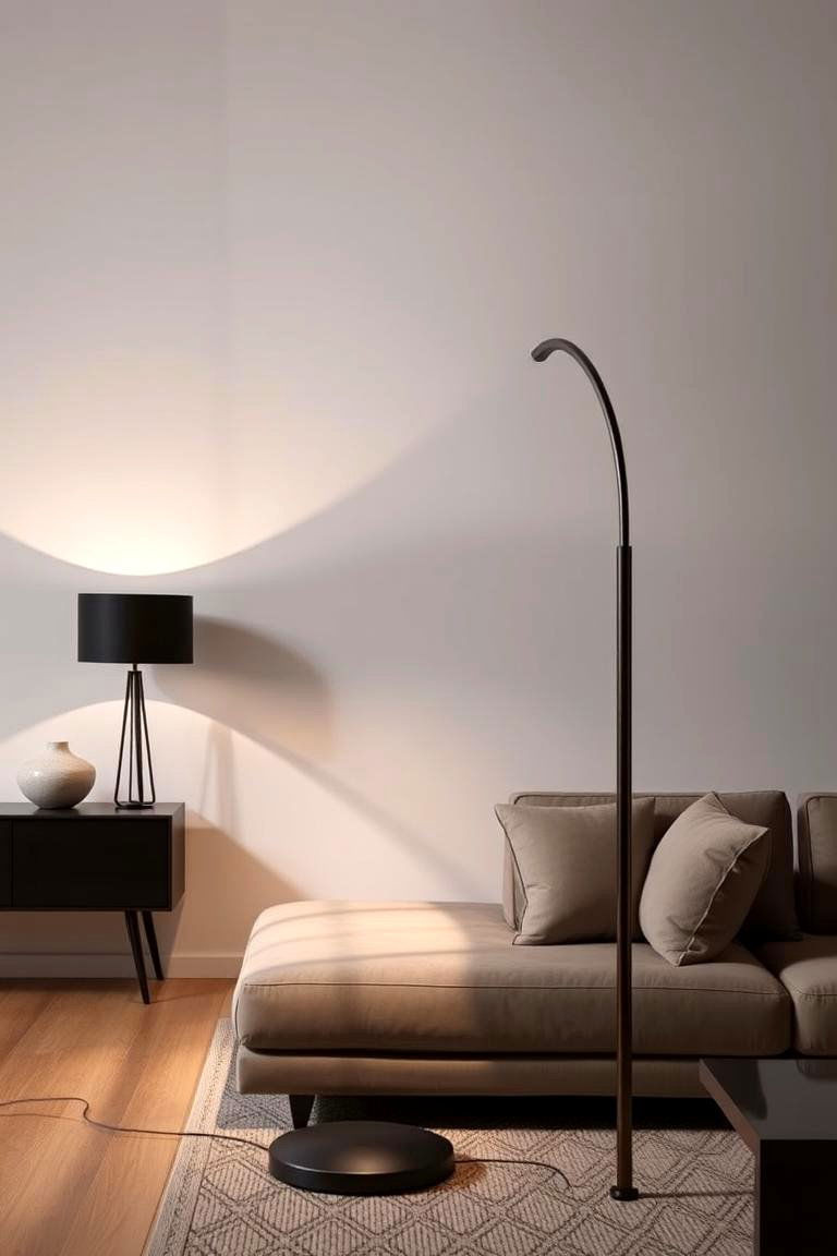 Contemporary Arc Floor Lamp - 24 Living Room Floor Lamp Ideas and Inspiration