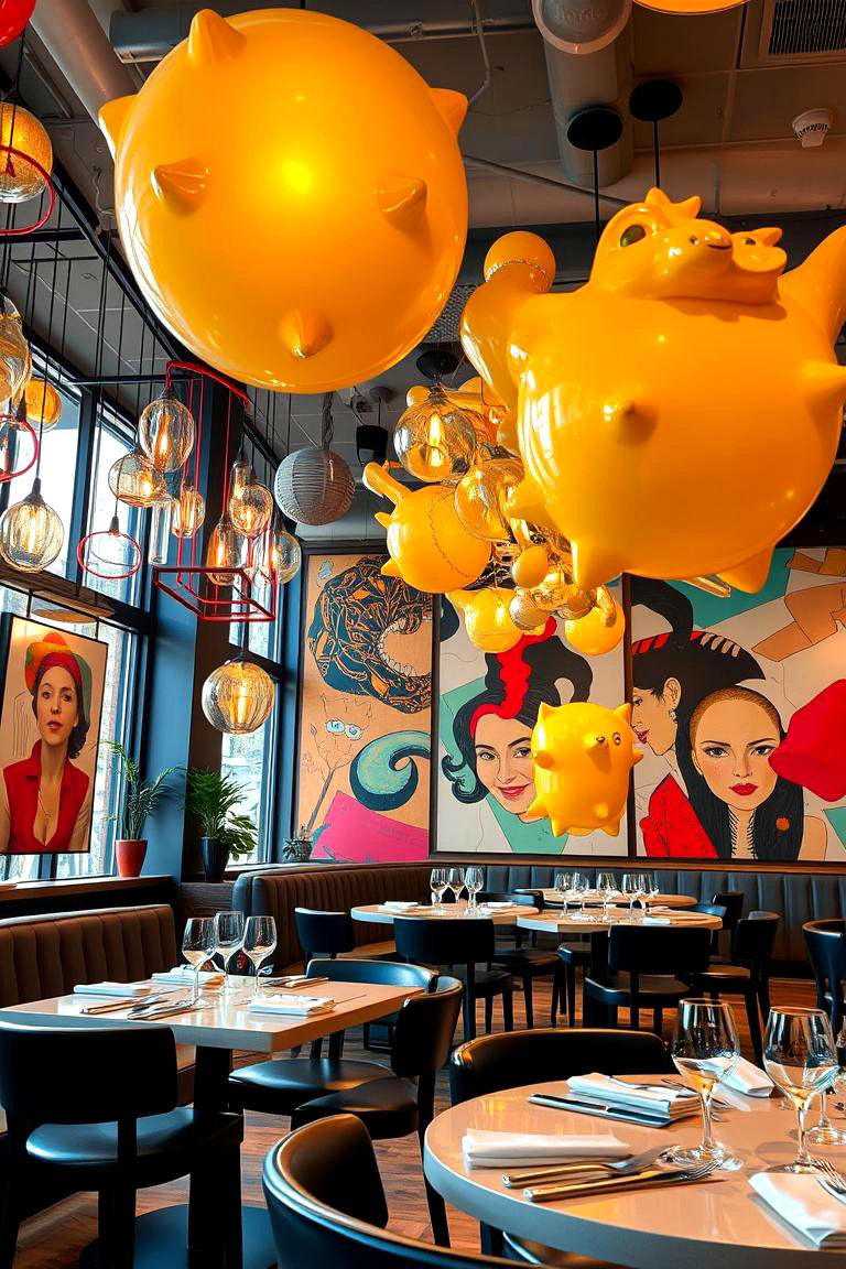 Contemporary Art Focus - 24 Restaurant Interior Design Ideas