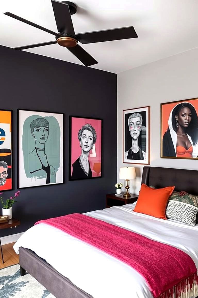 Contemporary Art Gallery - 24 Bedroom Ideas For Couples
