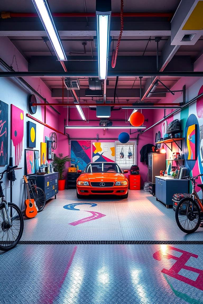 Contemporary Art Inspired Garage - 24 Detached Garage Ideas