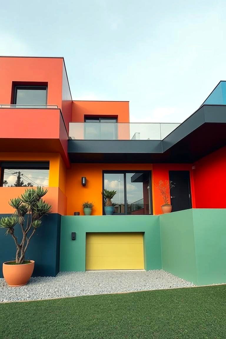 Contemporary Artistry Siding - 24 Two-tone Siding Designs