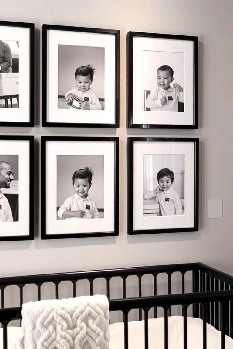 Contemporary Black Art Frames - 24 Black Nursery Ideas