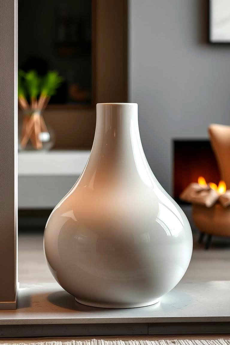 Contemporary Ceramic Log Burner - 24 Log Burner Ideas