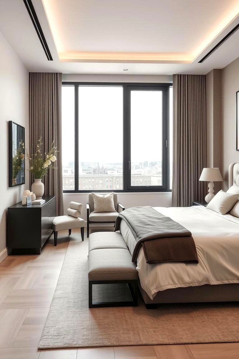 Contemporary Chic Oasis - 24 Bedroom Layout Ideas
